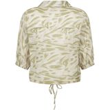 Zoso Blouse Korte Mouw - Midden Groen