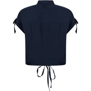 Zoso - Dames Blouse - Blauw - Katoen