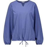 Zoso - Top Joan - Blauw - Dames Top - Lange Mouw