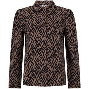 Zoso - Blouse Jasmine - Mocha-navy - Dames