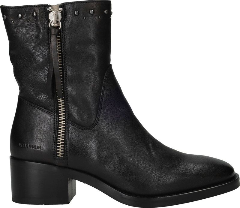 Piedi Nudi - Enkellaarsjes - Zwart - Dames