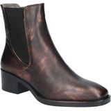 PiediNudi - Cleo - Bikerboot - Zwart - Nappa Leer met Leopard Bies