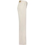 Red Button Denim Broek - Beige/Witte Strepen - Knoop- en Ritssluiting