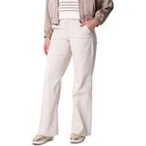Red Button Denim Broek - Beige/Witte Strepen - Knoop- en Ritssluiting