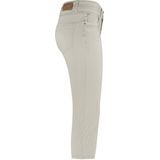 Red Button - Suze Streep Capri Broek - Beige - Katoen