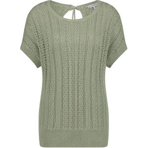 Red Button - Ajour T-shirt - Wit - Lurex Draad