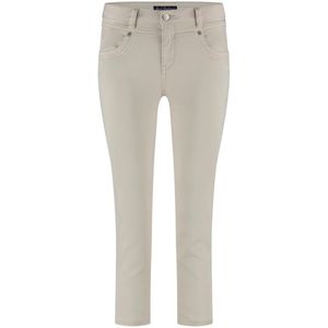 Red Button Capri - Ecru