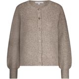 Red Button - Srb4605 - Vest Cardigan - Truffel - Ajour Sparkle