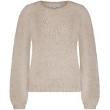 Red Button sweater SRB4615 RB logo - Stone