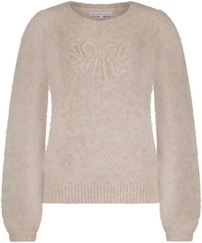 Red Button sweater SRB4615 RB logo - Stone