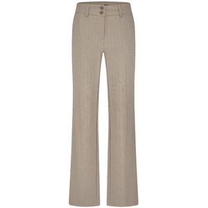 Red Button - Bibette Pinstripe - Flared Broek - Zwart