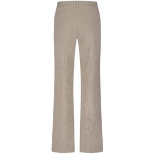 Red Button - Bibette Pinstripe - Flared Broek - Zwart