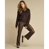 Red Button - Cardigan - Donkerbruin - Gebreid