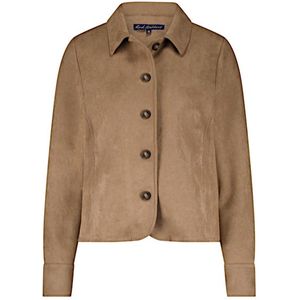 Red Button - Imitatieleren Jasje - Bruin - Gebreid