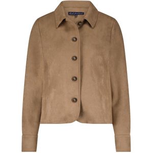 Red Button - Imitatieleren Jasje - Bruin - Gebreid