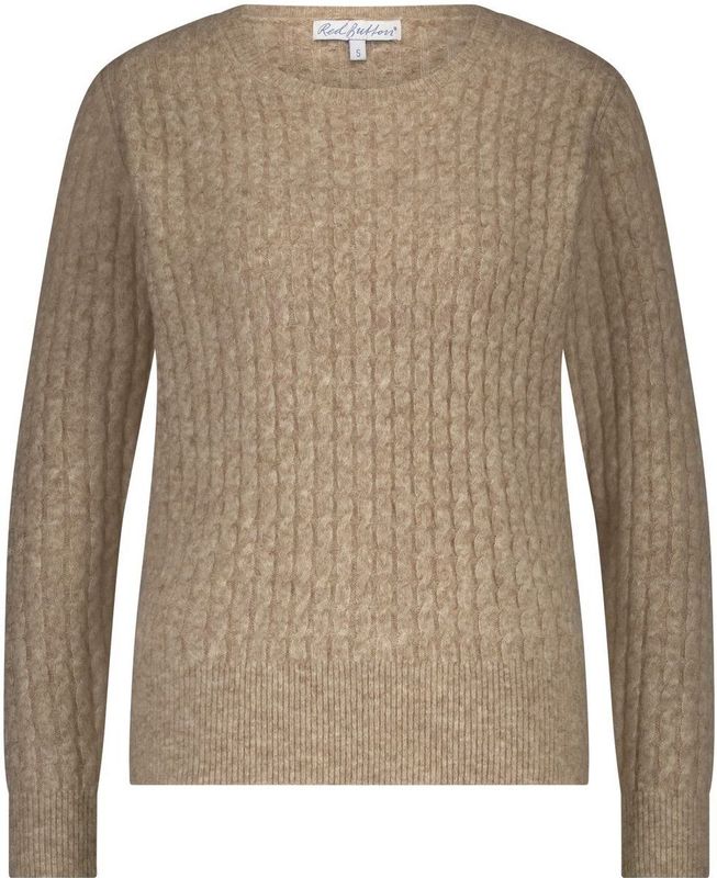 Red Button - Sweet Cable - Gebreide Trui - Latte