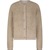 Red Button - Vest - Beige - Effen - Ronde Halslijn
