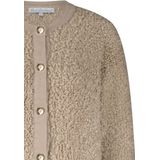 Red Button - Vest Jacket - Latte - Dames - Knit Boucle - SRB4702