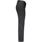 Red Button - Kim Leopard - Straight Leg Jeans - Donkergrijs - Panterprint