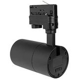 LED Railspot - Prixa Refin - Mat Zwart - 3-Fase - 20W 1600lm 36D - Helder/Koud Wit 6500K