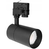 LED Railspot - Prixa Refin - Mat Zwart - 3-Fase - 20W 1600lm 36D - Helder/Koud Wit 6500K