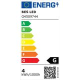 LED Spiegellamp - Brinton Armin - 12W 900lm - Aanpasbare Lichtkleur CCT - IP44 - Rechthoek - Chroom