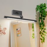 Spiegellamp - Modern - Zwart - Met LED Verlichting