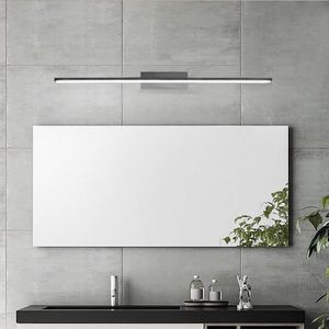 LED spiegellamp Pandora, chroom, breedte 45,8 cm