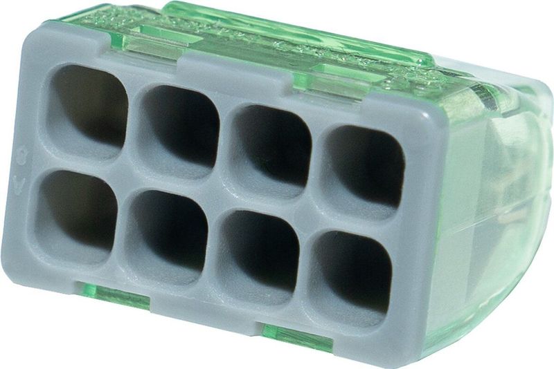 Steeklasklem - Transparant - 8-polig - 24A - 450V