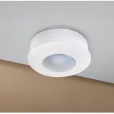 Kozolux - Bewegingssensor PIR - Wit - Maximaal 300W - 6m - 360D - Inbouw en Opbouw