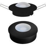 Kozolux - Bewegingssensor PIR - Zwart - 6m - Maximaal 300W - 360D - Inbouw en Opbouw