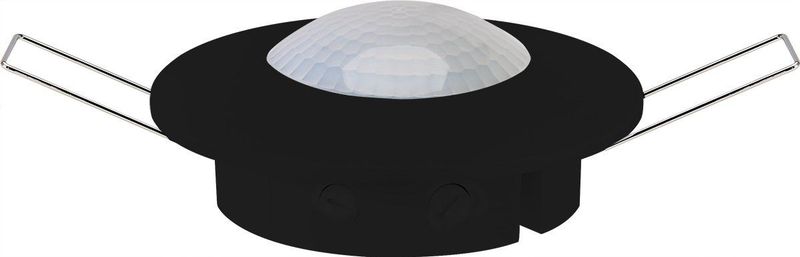 Kozolux - Bewegingssensor PIR - Zwart - 6m - Maximaal 300W - Inbouw - Rond