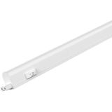 Brinton - LED T5 Armatuur - 90cm - 11W - 1220lm - Koppelbaar - 840 Natuurlijk Wit 4000K - Compleet met Aansluitsnoer & aan-/uitknop