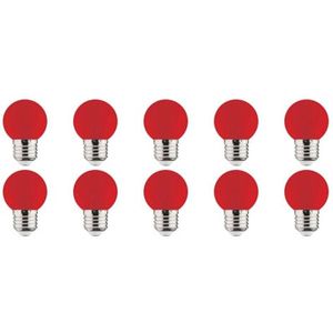 Kozolux Romba - LED Lamp - Rood Gekleurd - Voordeelpak 10x - 1W