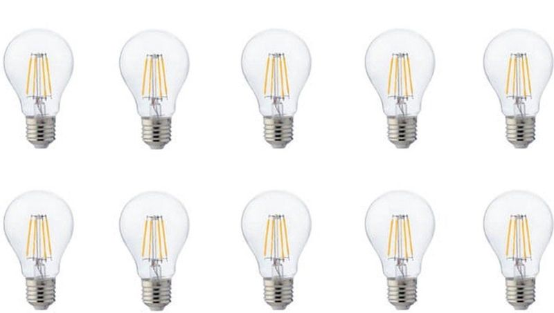 LED - Filament Lamp - Natuurlijk Wit Licht - E27 Fitting - Energiezuinig