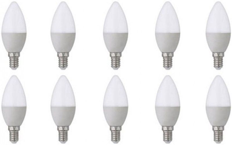 LED Lamp - Helder Wit - E14 Fitting - 6W Vermogen - 25000 Uur Levensduur