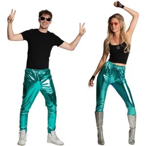 Heren carnaval speciale glitter casual broek met wijde pijpen festival mode buitenhandel losse comfortabele broek, lila, XL