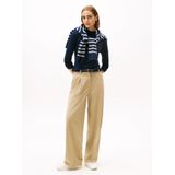 TOMMY HILFIGER - Shirt - Marine - Lange Mouw - Slanke Pasvorm