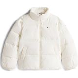 Tommy Hilfiger Gevoerde Jas - Vlag - Ivory Zijde - Tommy Hilfiger - 4 jaar (104) - Donsjassen