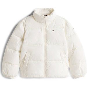 Tommy Hilfiger Gevoerde Jas - Vlag - Ivory Zijde - Tommy Hilfiger - 4 jaar (104) - Donsjassen