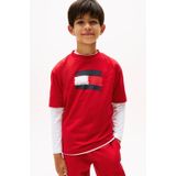 Tommy Hilfiger T-shirt KB0KB10111 Rood