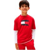 Tommy Hilfiger T-shirt KB0KB10111 Rood