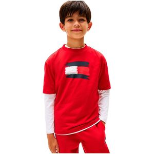 Tommy Hilfiger T-shirt KB0KB10111 Rood