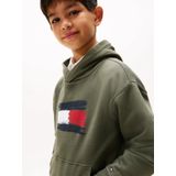 TOMMY HILFIGER Sweatshirt  blauw / olijfgroen / rood / wit