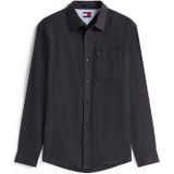 Tommy Jeans - Regular Casual Overhemd - Zwart