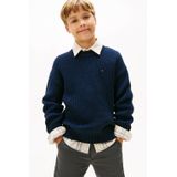 Tommy Hilfiger - Regular Fit - Gebreide Pullover - Effen - Katoenmix