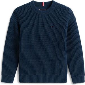 Tommy Hilfiger - Regular Fit - Gebreide Pullover - Effen - Katoenmix