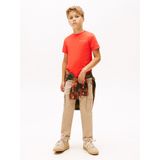 TOMMY HILFIGER Shirt  oranjerood / wit