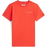 TOMMY HILFIGER Shirt  oranjerood / wit