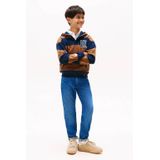 Tommy Hilfiger - Regular Fit - Hoodie - Gestreept - Katoenmix